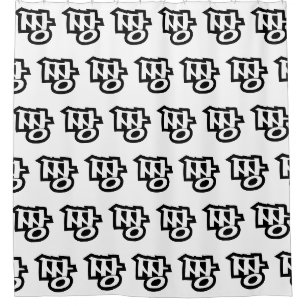 짱 JJANG - The BEST ~ Korean Slang Hangul Language Shower Curtain