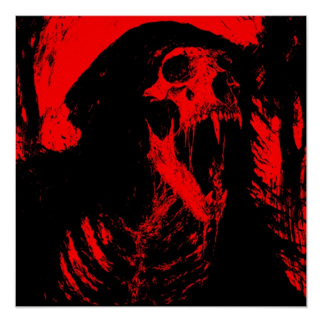 𝗕𝗘𝗦𝗧𝗜𝗔𝗟 𝗨𝗡𝗚𝗢𝗗 | Glossy Paper Print (Front)