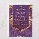 Search for mandala engagement party invitations Purple