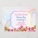 Search for candyland party invitations Rainbow