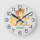 Search for woodland nursery clocks Forest animals