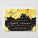 Search for yellow quinceanera invitations Elegant