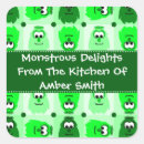 Search for cute green monster stickers Creature
