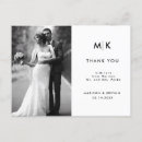 Search for monogram wedding stamp postcards Initials or monogram