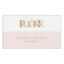 Search for hair salon name tags Gold