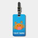 Search for crab luggage tags Marine life