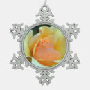 Search for yellow rose christmas tree decorations Petals