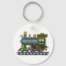 Search for railroad engineer key rings Steam engine