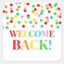 Search for welcome back stickers Rainbow