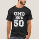 Search for husband 50th birthday tshirts Wife