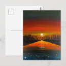 Search for sunset painting postcards Lake