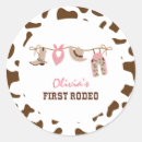Search for cowboy 1st birthday stickers Western