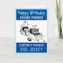 Search for recordable birthday cards Disc jockey