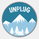 Search for unplugged stickers Camping