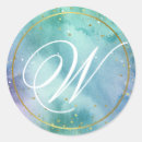 Search for mint green monogram stickers Gold