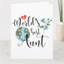Search for worlds best aunt Elegant