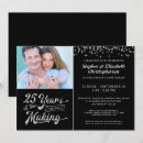 Search for 25 year anniversary invitations Typography