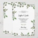 Search for leaf engagement party invitations Minimalist