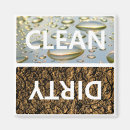 Search for coloured background magnets Dirty