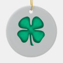 Search for four leaf clover christmas tree decorations Irish