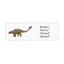 Search for cartoon dinosaur return address labels Reptile