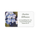 Search for forget me nots return address labels Floral