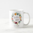 Search for bridesmaid floral mugs Wreath