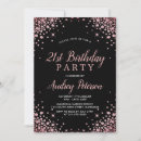 Search for gold 21st birthday invitations Twenty one