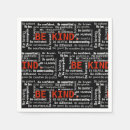Search for be kind napkins Black