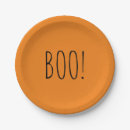 Search for halloween boo plates Orange