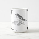 Search for black and white bird mugs Modern