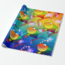 Search for tropical fish wrapping paper Cartoon