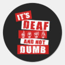 Search for talk to the hand stickers Deaf