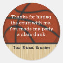 Search for basketball thank you stickers Thanks
