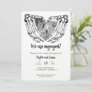 Search for skull engagement party invitations Couple