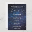 Search for outer space wedding invitations Night sky