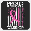 Search for breast cancer support stickers Warrior