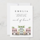 Search for beach wedding bridesmaid cards Palm trees