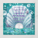 Search for purple pearls invitations Under the sea