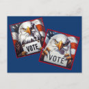 Search for bald eagle and american flag postcards Bird