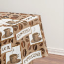 Search for coffee tablecloths Cappuccino