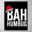 Search for anti christmas posters Bah humbug