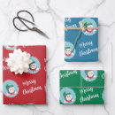 Search for retro holiday wrapping paper Typography