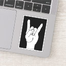 Search for hand horns stickers Music