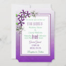 Search for purple lace wedding invitations Flowers