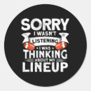 Search for funny football player stickers Touchdown