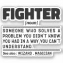 Search for survivor stickers Fighter