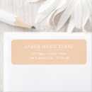 Search for peach return address labels Simple