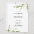 Search for leaves engagement party invitations Botanical