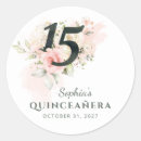 Search for 15 years stickers 15th birthday party fifteenth